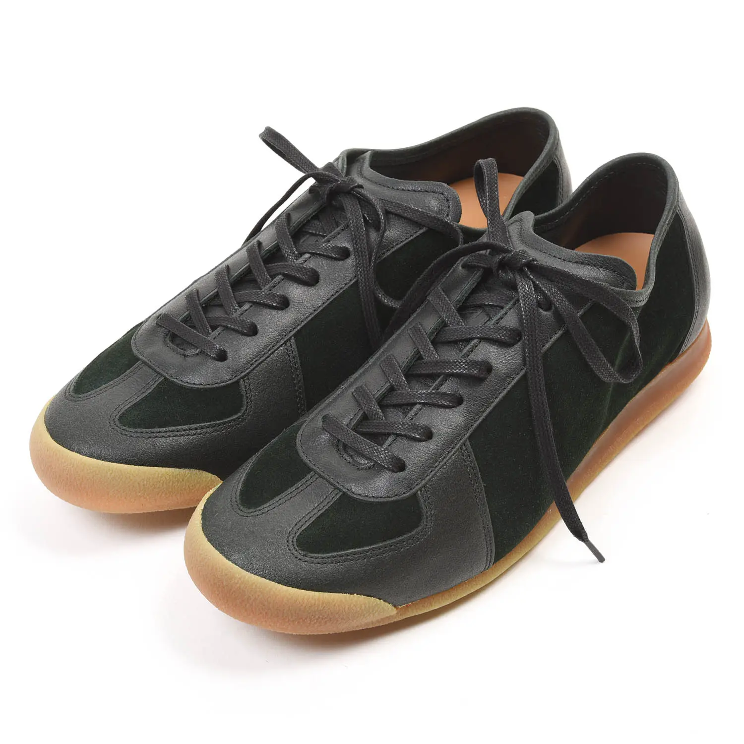 GORAL THE ROMA DARK GREEN SUEDE