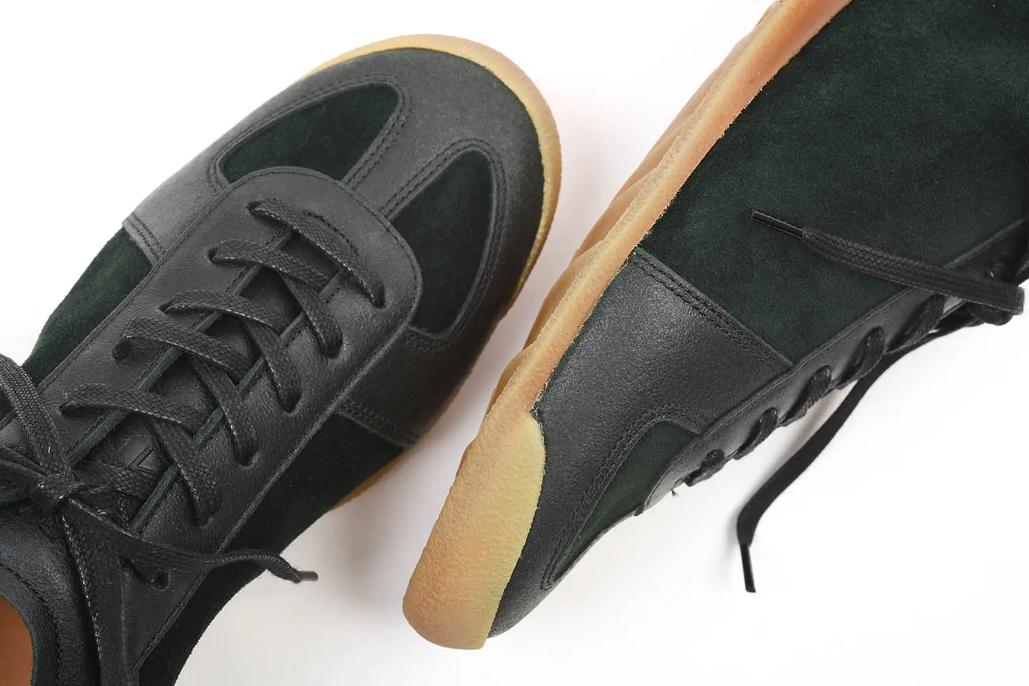 GORAL THE ROMA DARK GREEN SUEDE
