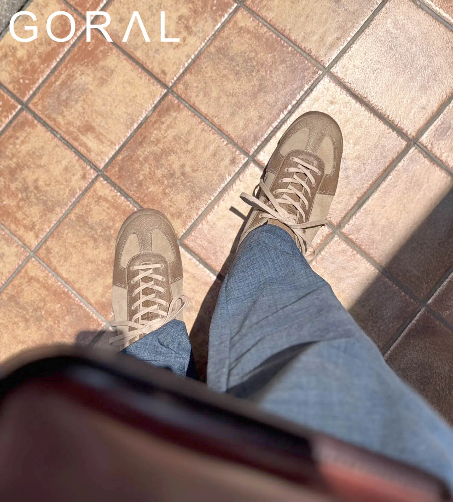 GORAL THE ROMA SAND SUEDE