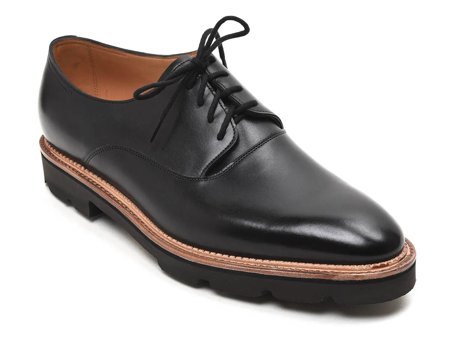 �������� ZENNOR L/W WALKING SOLE CALF H/W BLACK