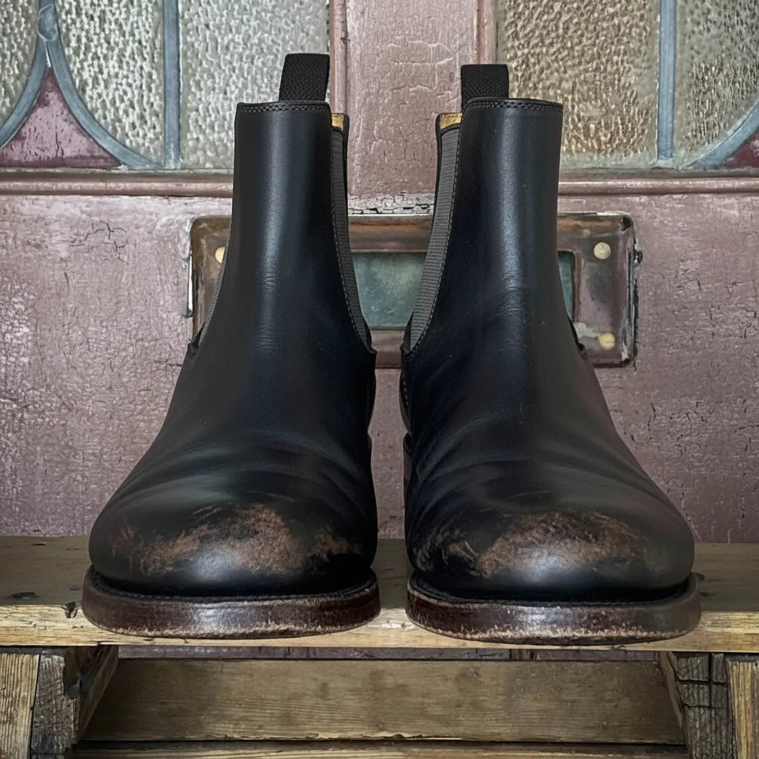 MOTOR 1050 NEW VINTAGE �ۡ����Хåȥ����ɥ����֡��� (BLACK)