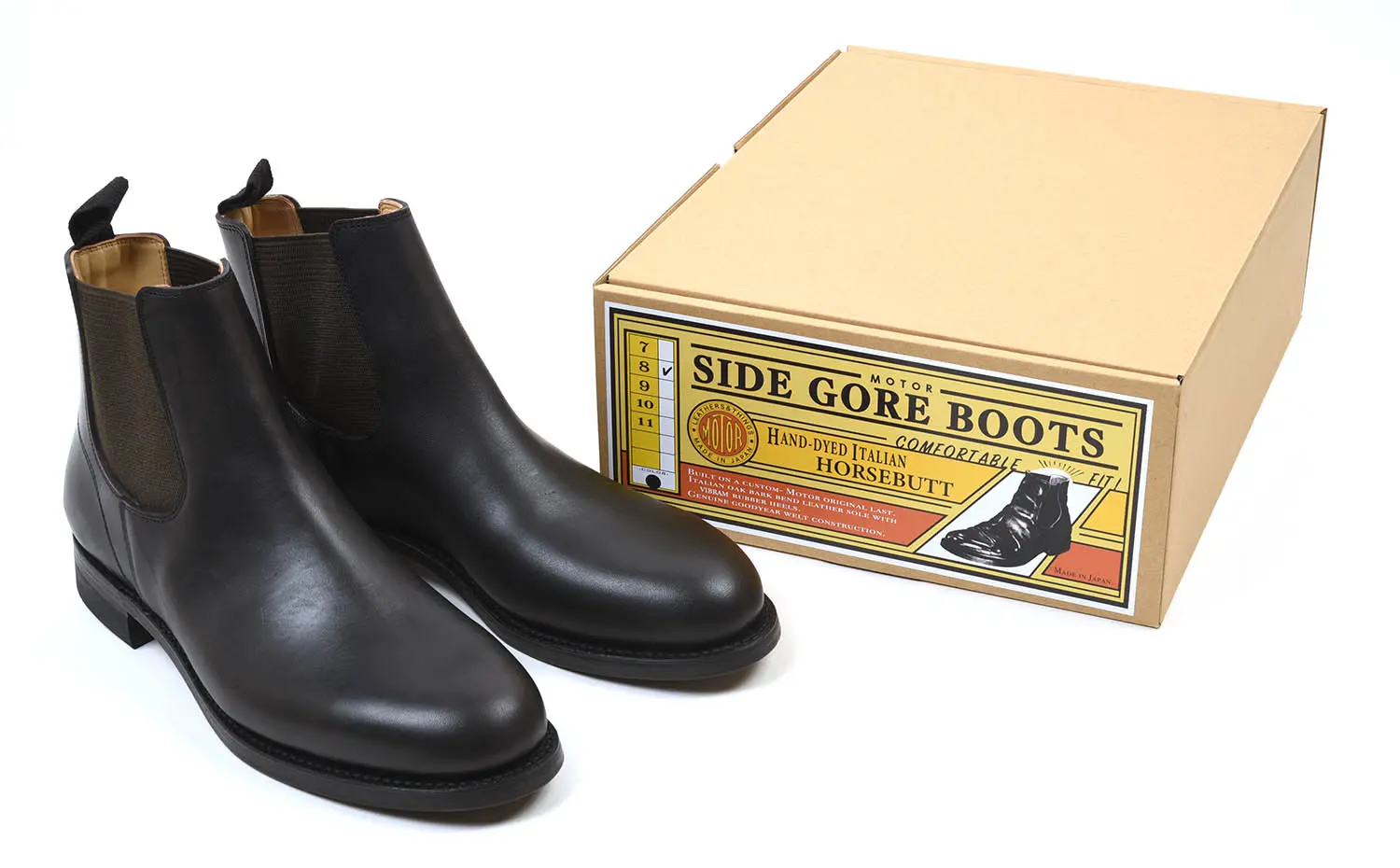 MOTOR 1050 NEW VINTAGE �ۡ����Хåȥ����ɥ����֡��� (BLACK)