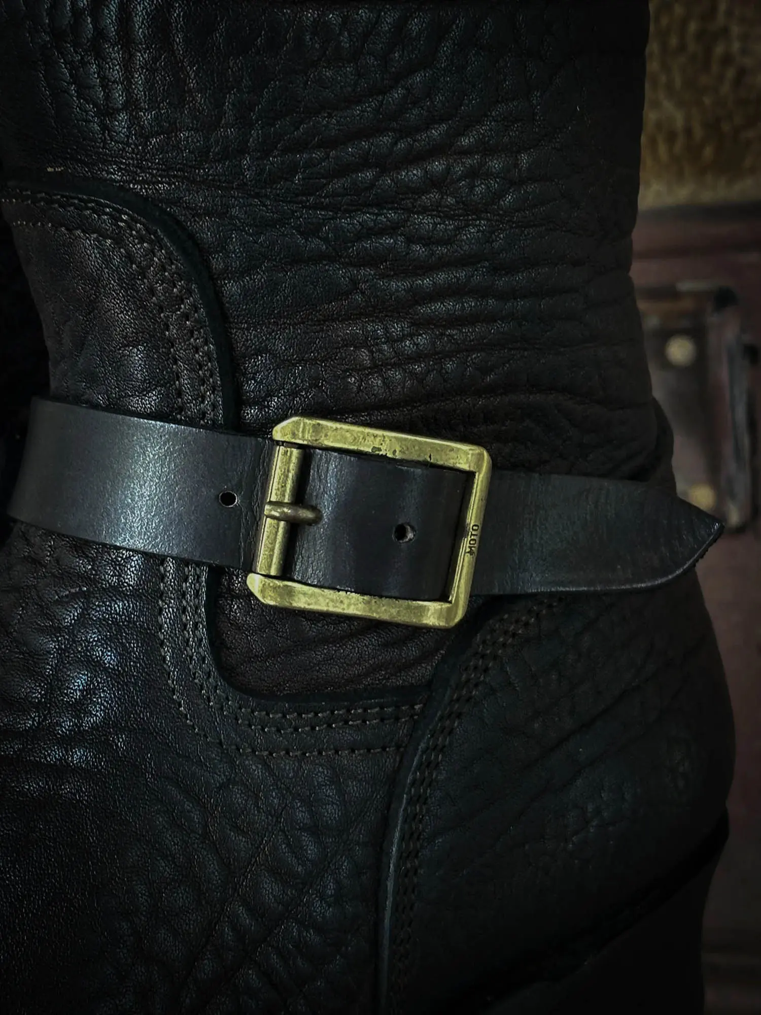 MOTOR 1060 NEW VINTAGE�����ꥢ��֥�ϥ��ɥɥ쥹���󥸥˥��֡���(BLACK)