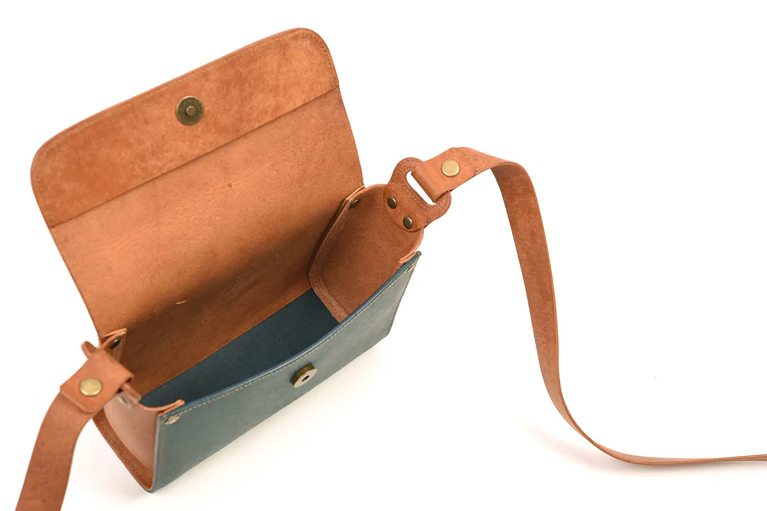 MOTO BAG71 ITALIAN COW LEATHER եåץߥ˥Хå (BLUE)