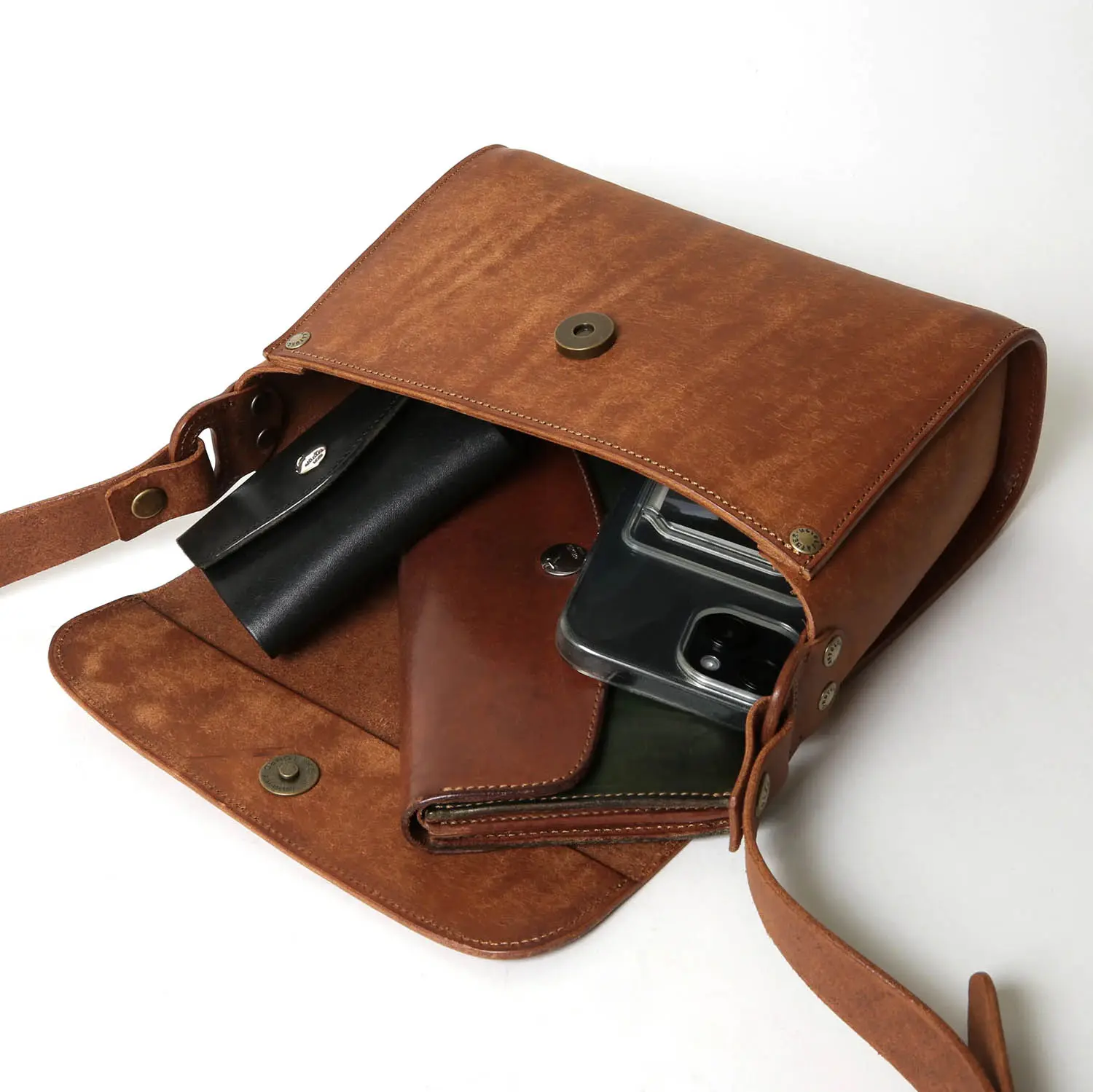 MOTO BAG71 ITALIAN COW LEATHER եåץߥ˥Хå (BLUE)