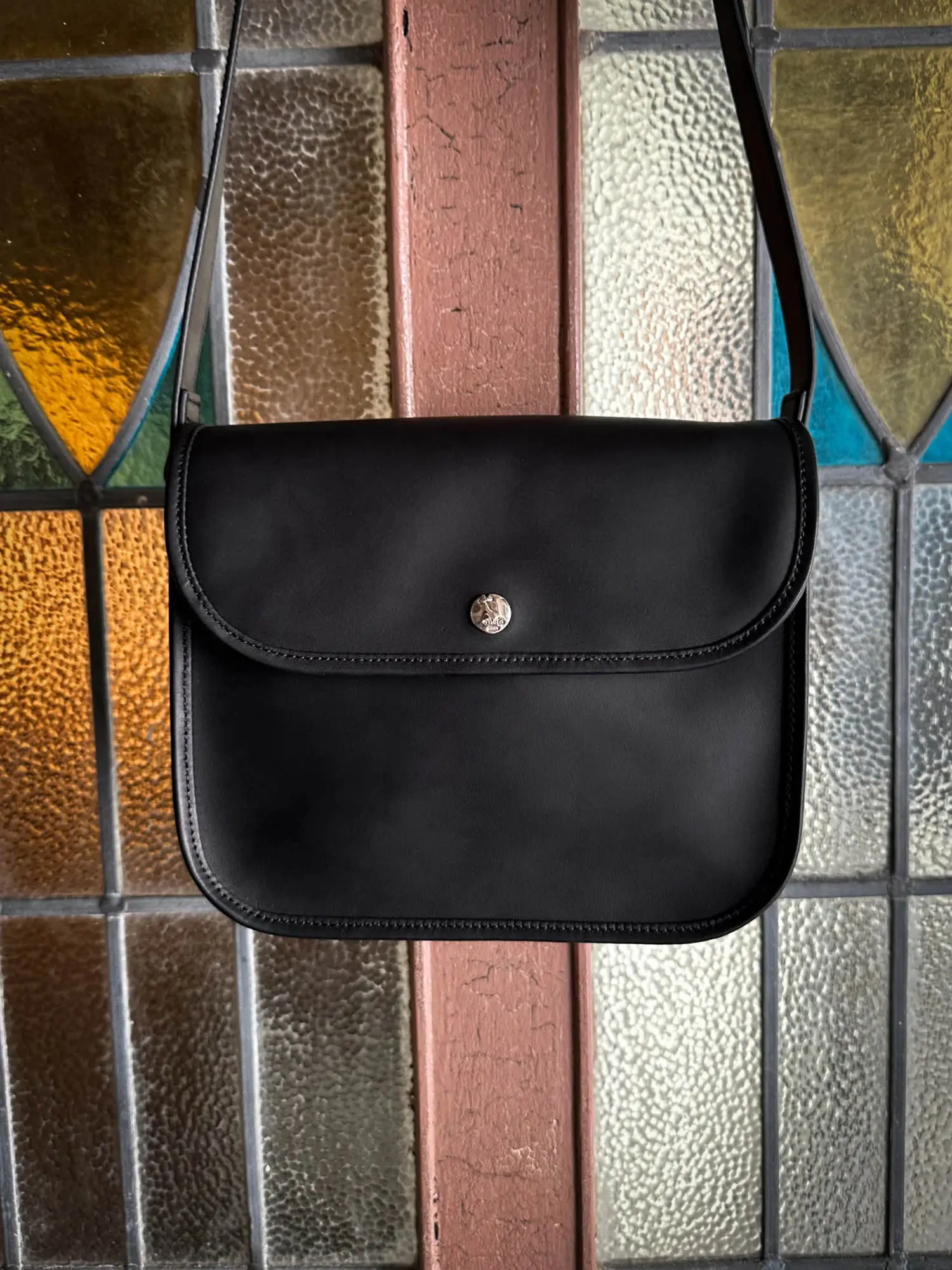 MOTO BAG72 OILED COW LEATHER եåץߥ˥Хå (BLACK)