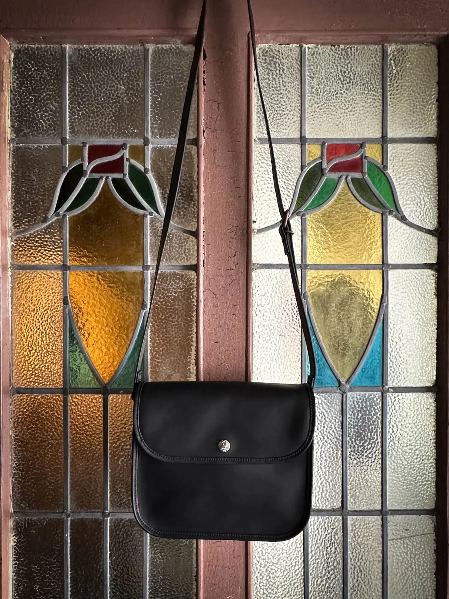 MOTO BAG72 OILED COW LEATHER եåץߥ˥Хå (BLACK)