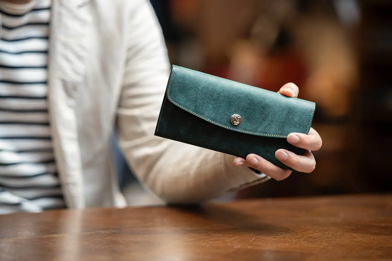 MOTO LW2R LONG WALLET / 󥰥å (֥롼)