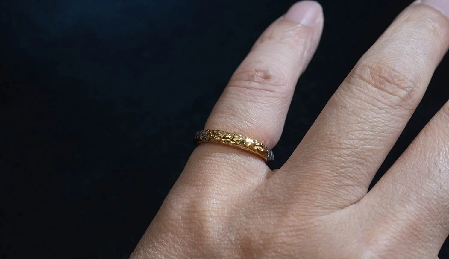 MOTO RT-01 TSUKI TO TAIYO RING(24K GOLD ACCENT) /   (K24999SV)