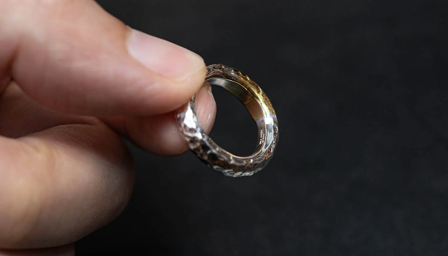 MOTO RT-02 TSUKI TO TAIYO RING(24K GOLD ACCENT) /   (K24999SV) 