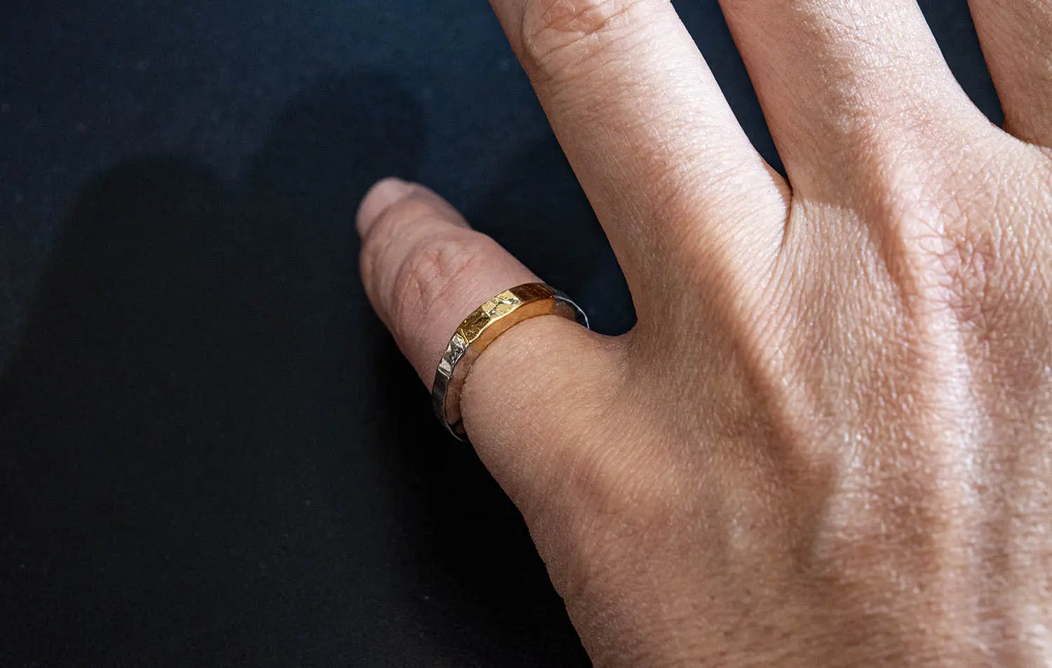 MOTO RT-04 TSUKI TO TAIYO RING(24K GOLD ACCENT) / ������� ��� (K24��999SV)