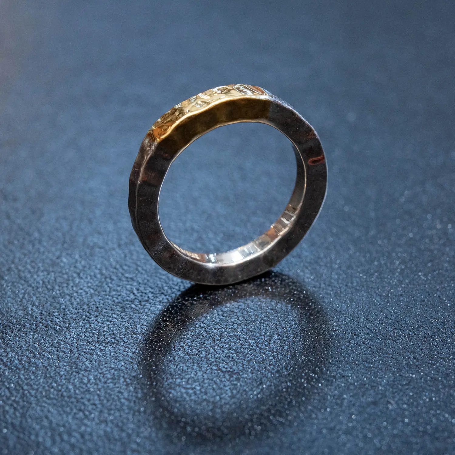 MOTO RT-04 TSUKI TO TAIYO RING(24K GOLD ACCENT) / ������� ��� (K24��999SV)