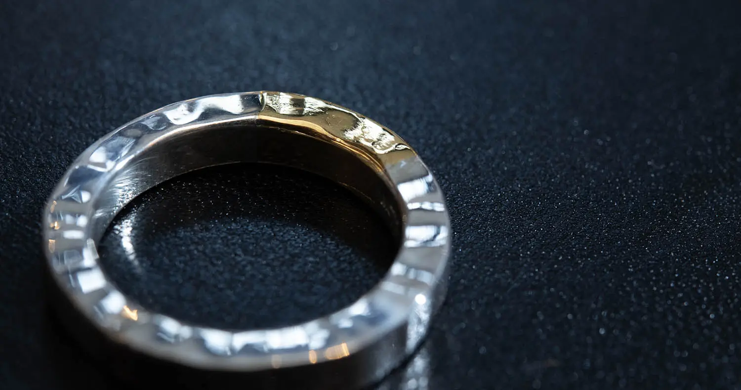MOTO RT-05 TSUKI TO TAIYO RING(24K GOLD ACCENT) /   (K24999SV)