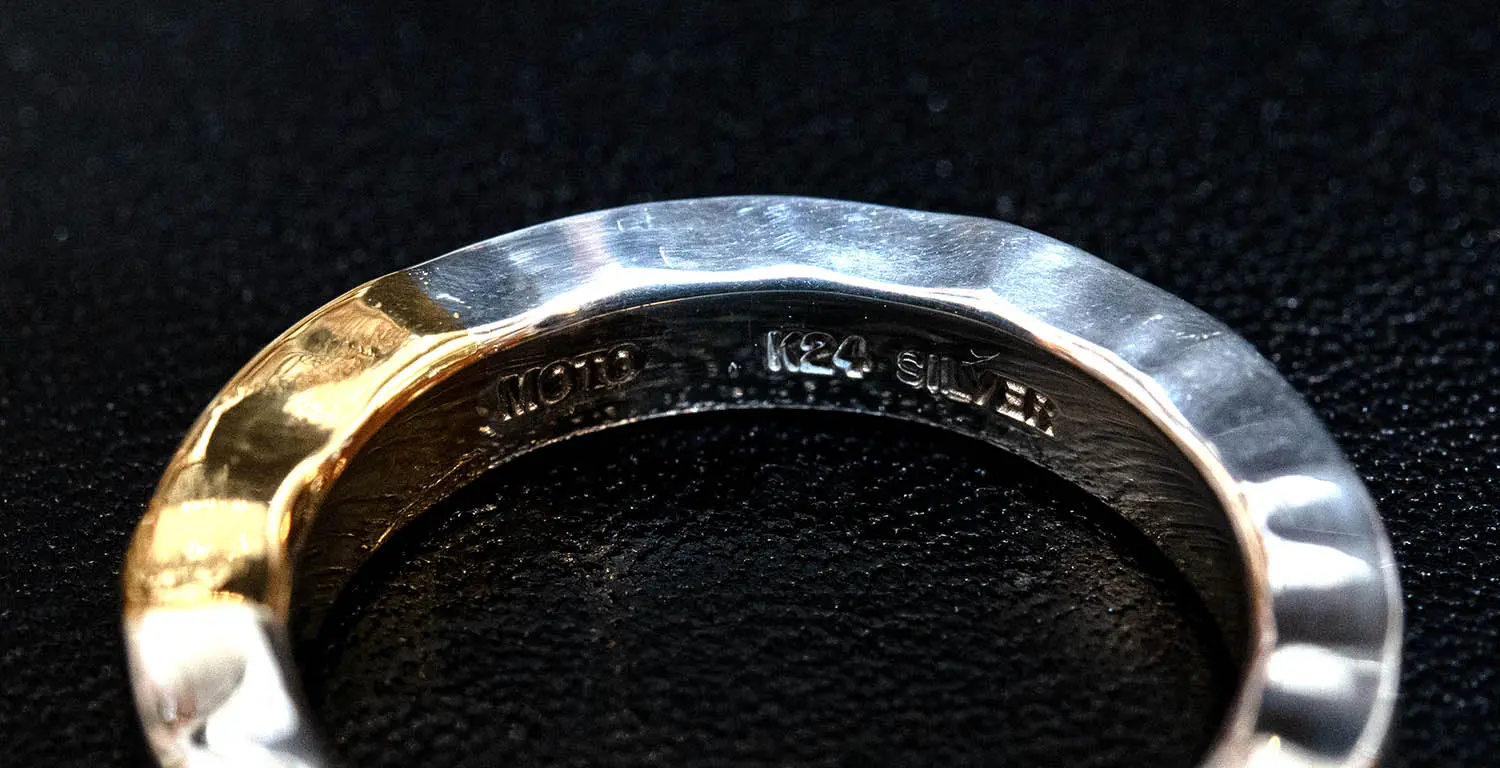 MOTO RT-05 TSUKI TO TAIYO RING(24K GOLD ACCENT) /   (K24999SV)