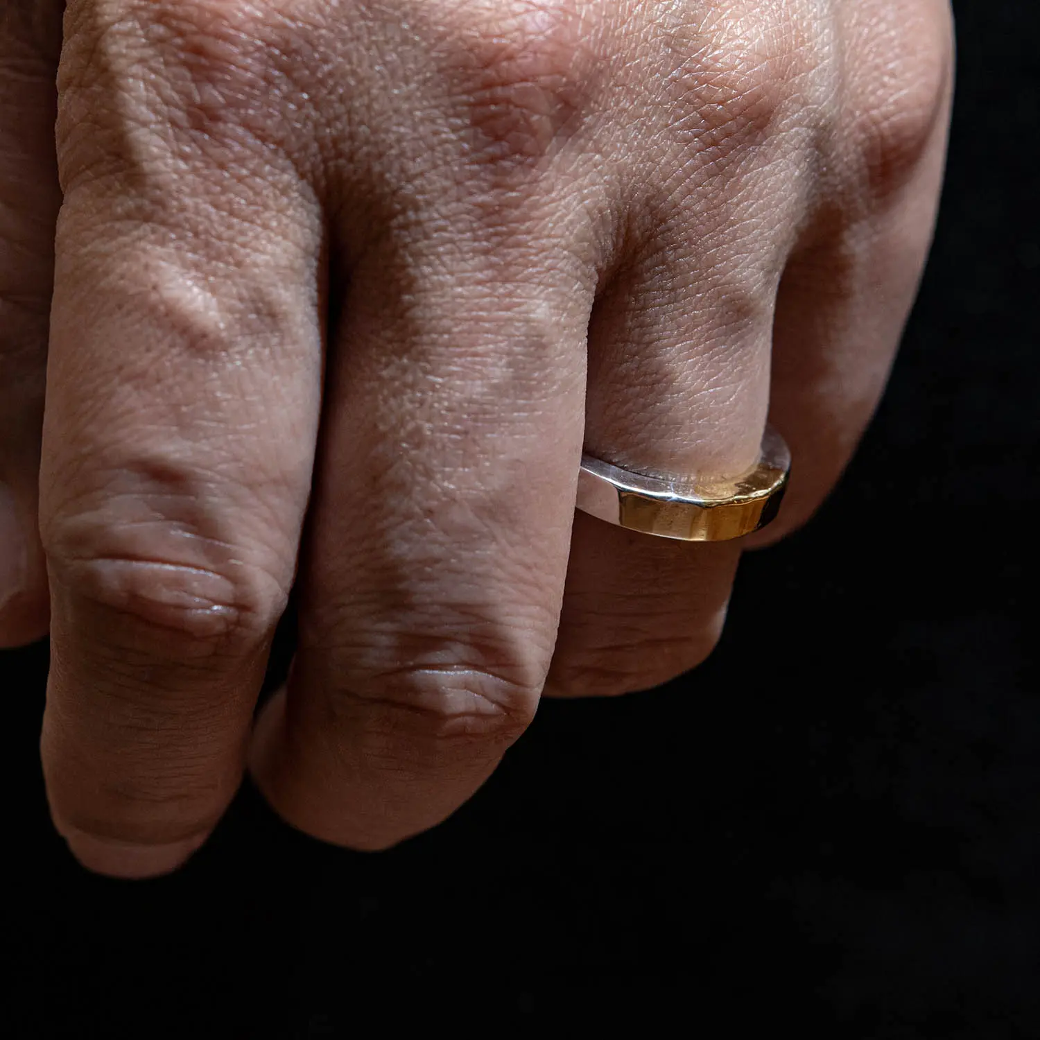 MOTO RT-05 TSUKI TO TAIYO RING(24K GOLD ACCENT) /   (K24999SV)