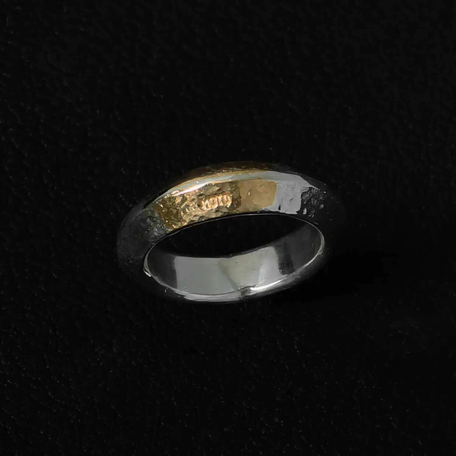 MOTO RTN-12 TSUKI TO TAIYO NATIVE STAMP RING (24K GOLD ACCENT) / ۡͥƥ֥ 