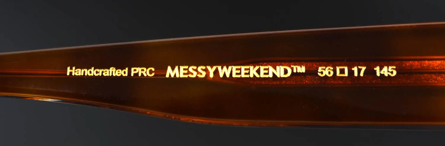 MessyWeekend BLADE ISO (HAVANA TRANSPARENT/GRADIENT BLUE)