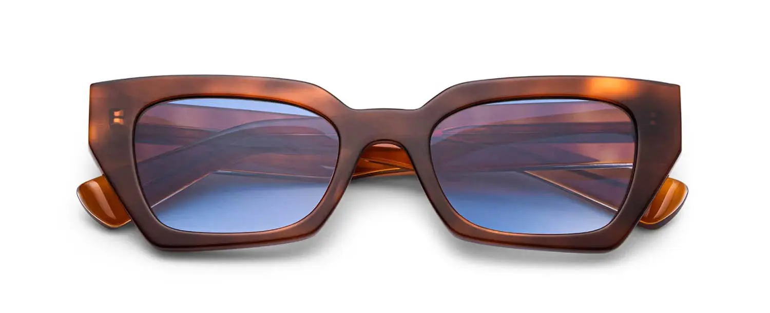MessyWeekend LUNA ISO (HAVANA TRANSPARENT/GRADIENT BLUE)