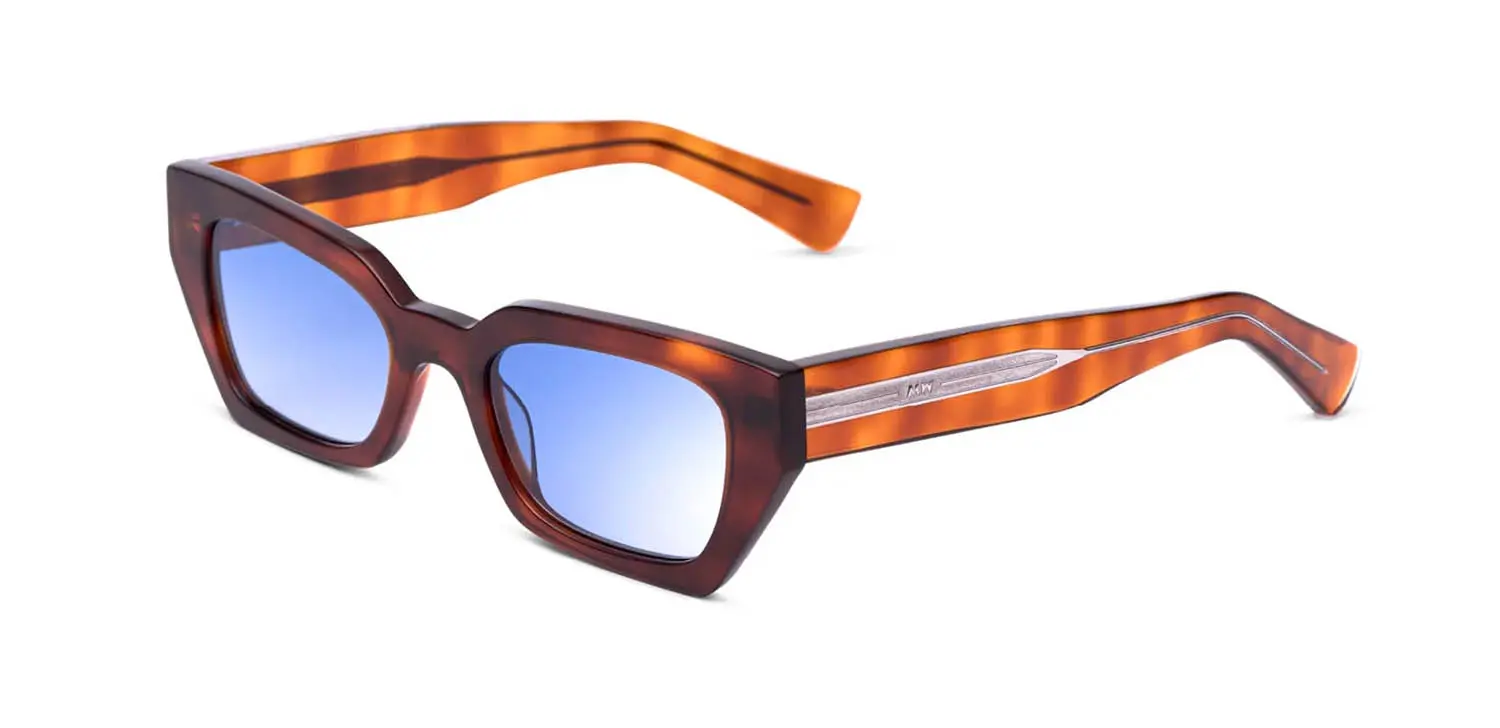 MessyWeekend LUNA ISO (HAVANA TRANSPARENT/GRADIENT BLUE)