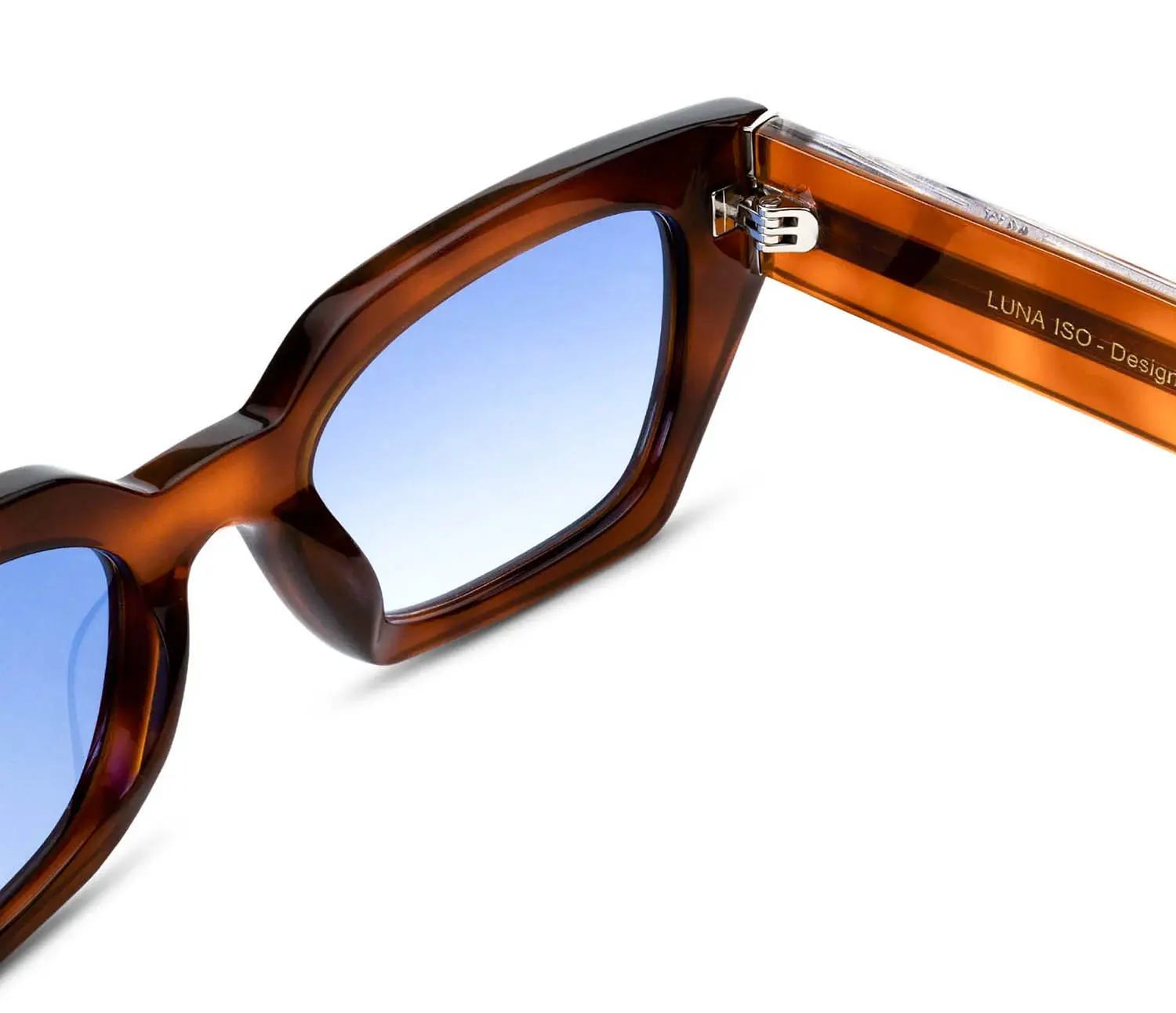 MessyWeekend LUNA ISO (HAVANA TRANSPARENT/GRADIENT BLUE)