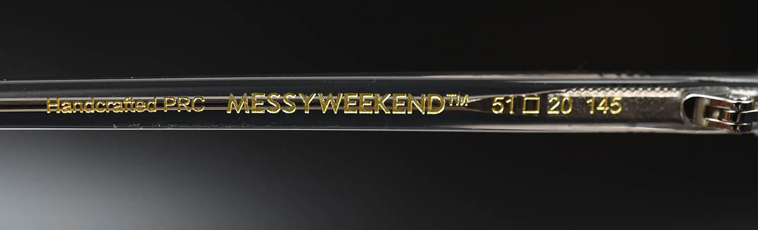 MessyWeekend NEW DEPP (Transparent Grey/Crystal Blue)