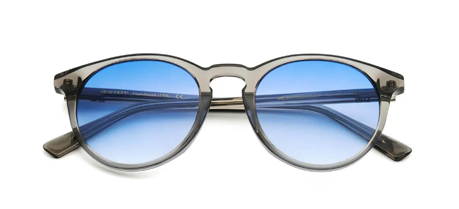 MessyWeekend NEW DEPP (Transparent Grey/Crystal Blue)