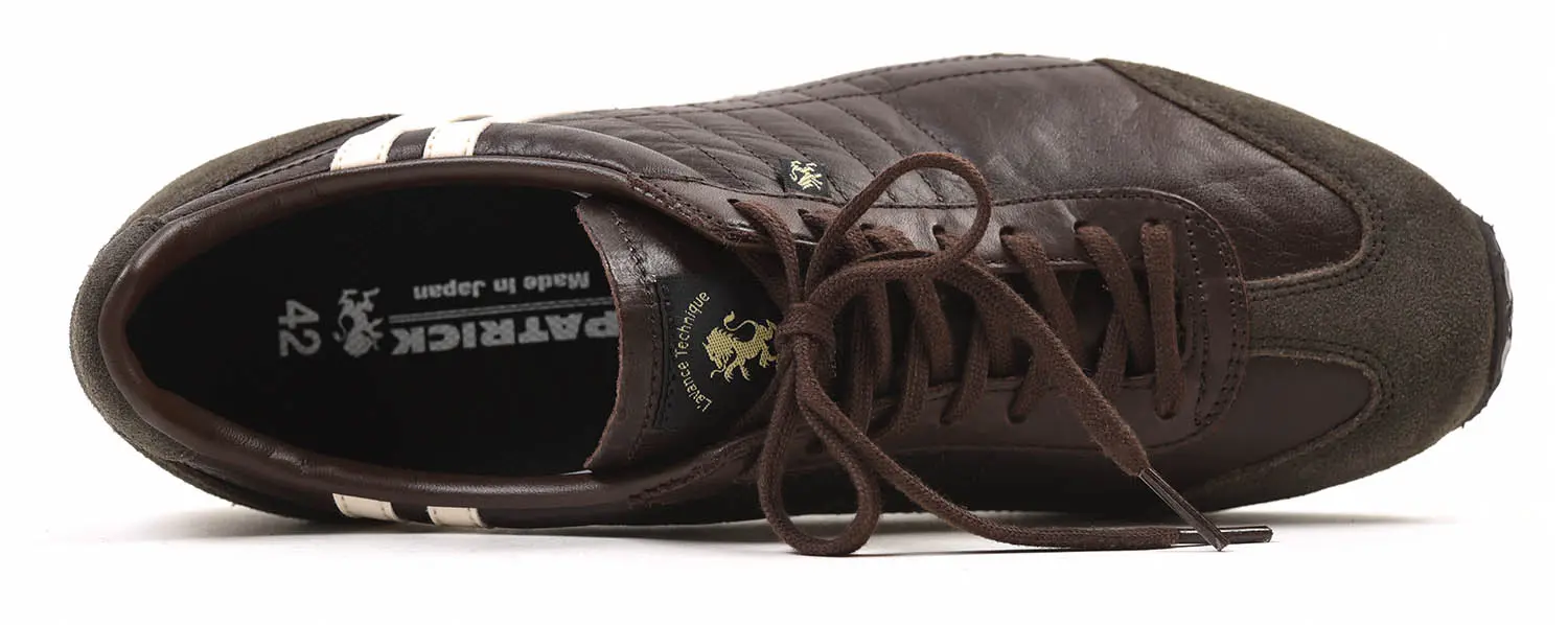 その他 uritake PATRICK IRIS ダークチョコ｜ホースレザーが育つ上質スニーカー