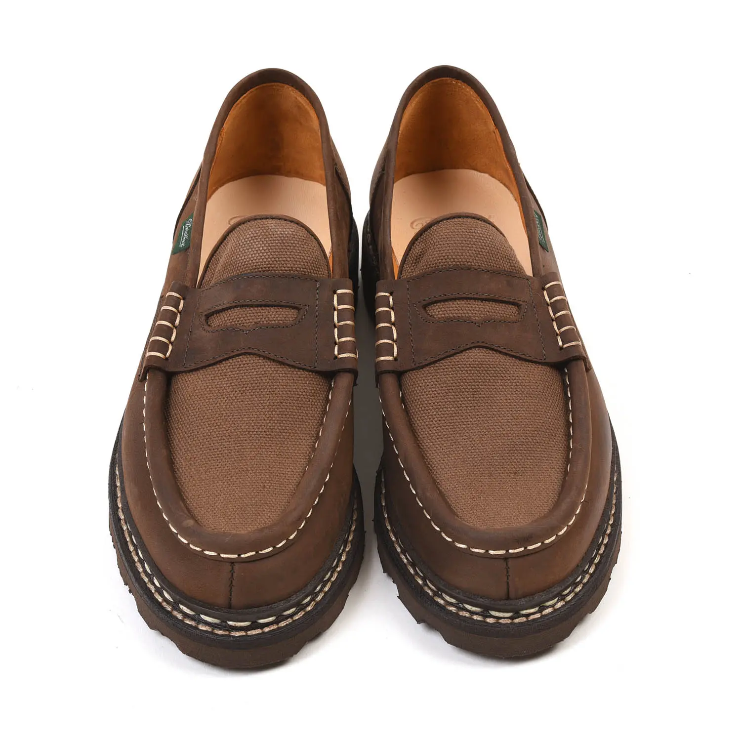 ѥ֡ 227083 REIMS/MARCHE MARRON-NUB GRINGO/TOILE EBENE