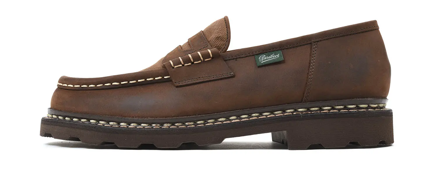 ѥ֡ 227083 REIMS/MARCHE MARRON-NUB GRINGO/TOILE EBENE