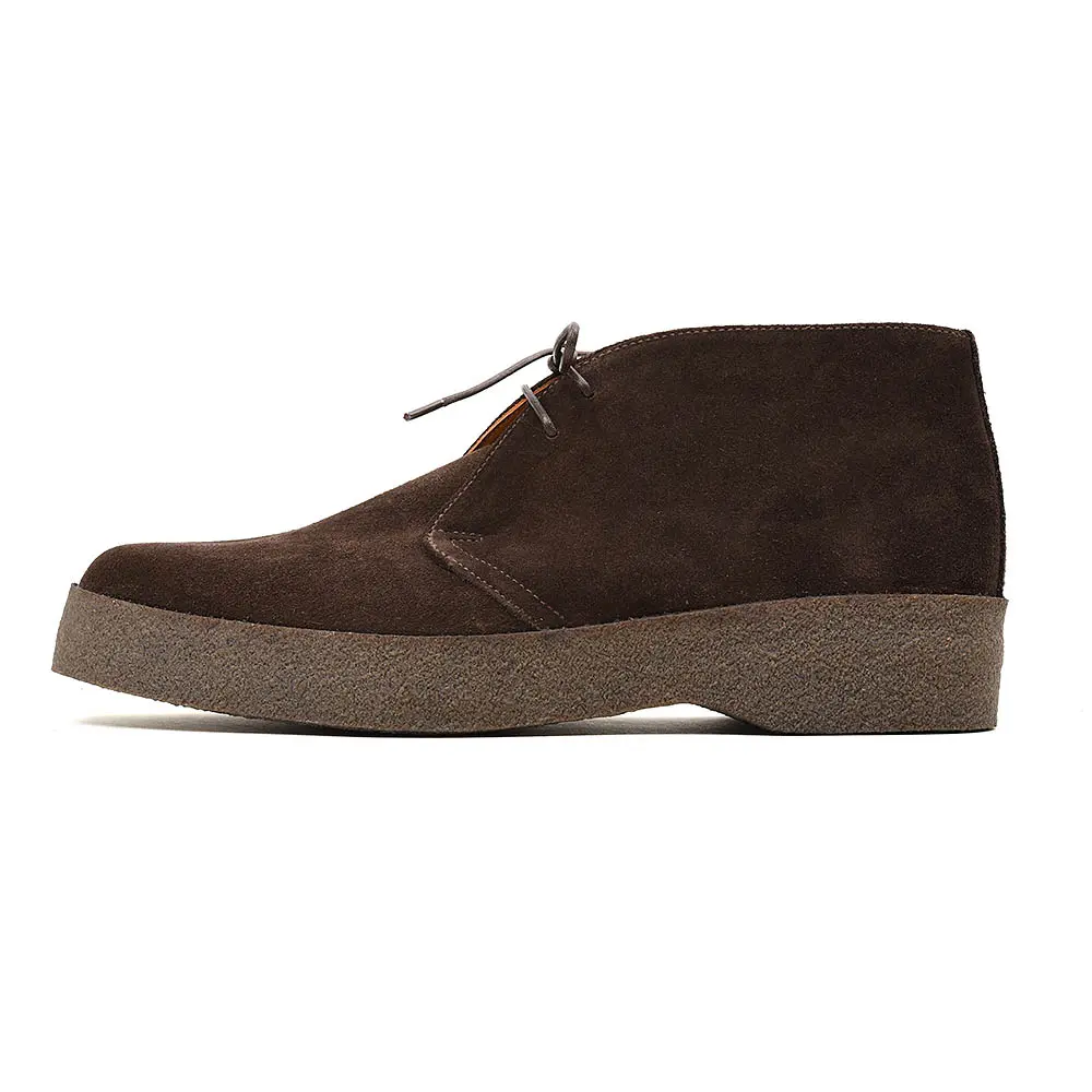   9877TDSP Brit Chukka Pinner Brown Suede