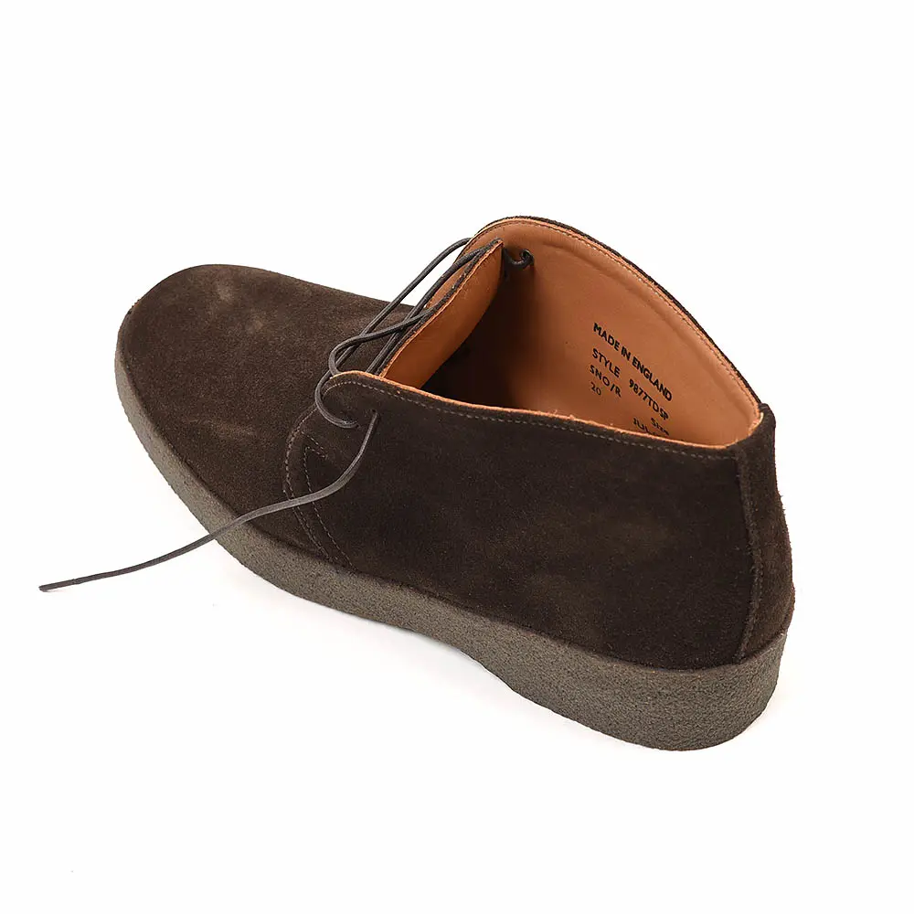   9877TDSP Brit Chukka Pinner Brown Suede