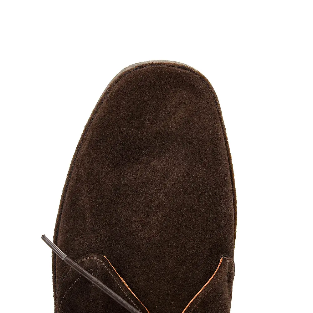   9877TDSP Brit Chukka Pinner Brown Suede