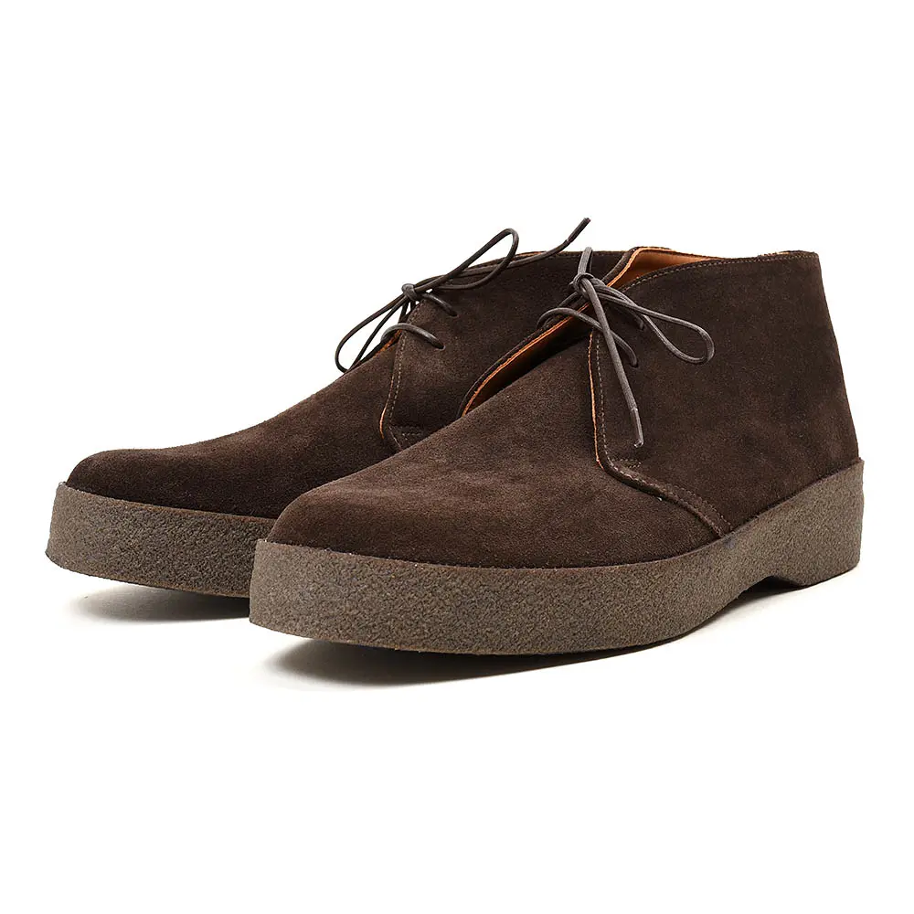   9877TDSP Brit Chukka Pinner Brown Suede