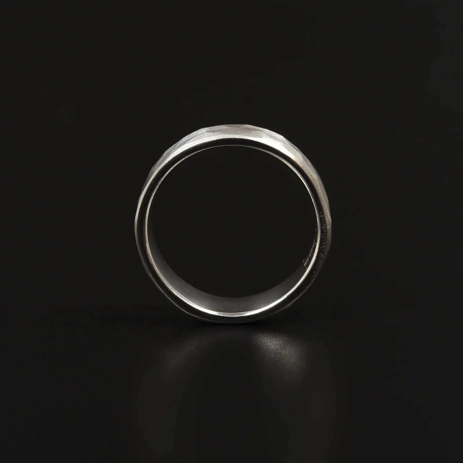 塼ɥ٥ Classic Band Ring 925 Sterling Silver / Brushed