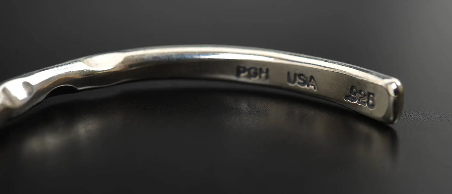 塼ɥ٥ Gossmer Cuff 925 Silver Polished