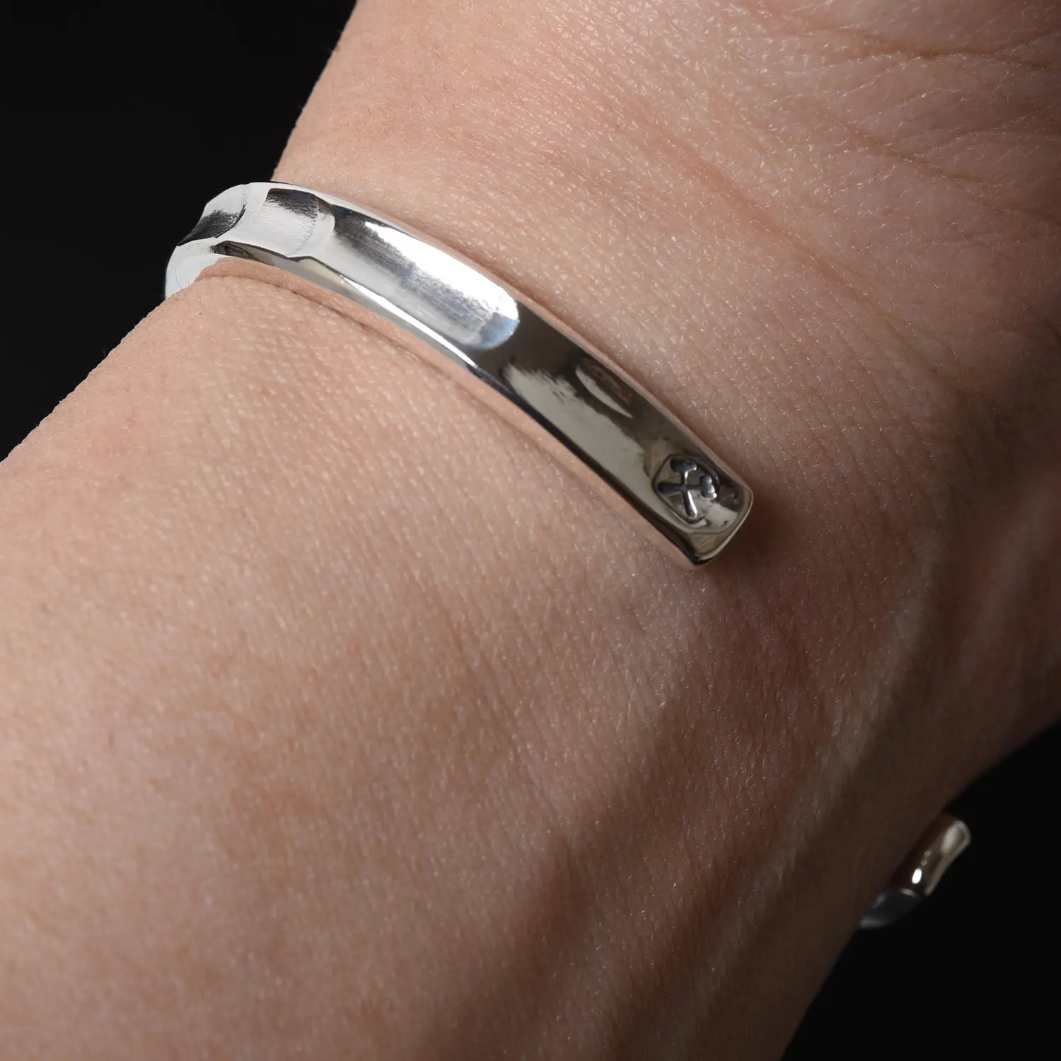 塼ɥ٥ Trench Cuff 925 Sterling Silver / Polished