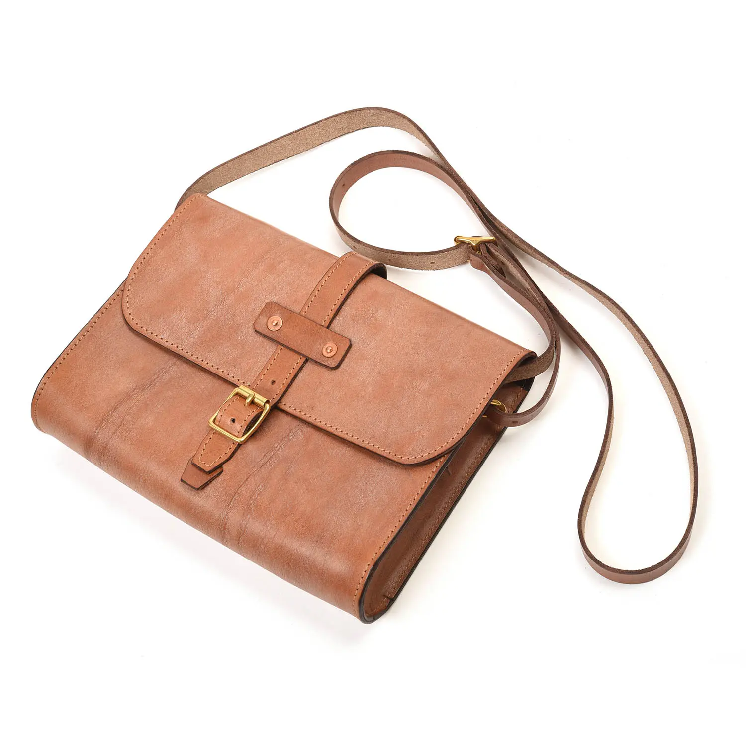 TANNER BATES MIDI BAJA TRAVEL BAG : OAK BARK LEATHER BROWN