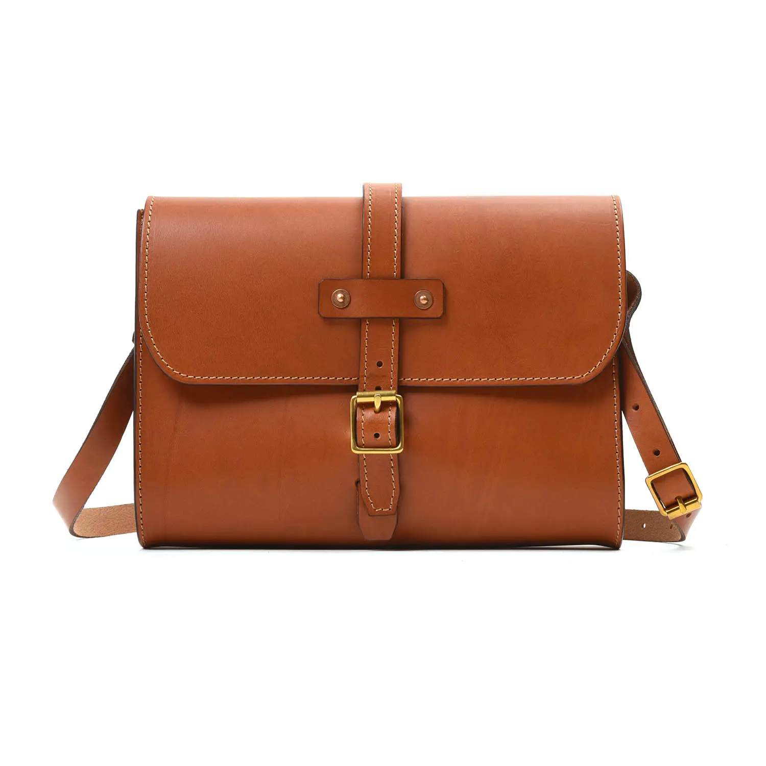 TANNER BATES MIDI BAJA TRAVEL BAG : ITALIAN LEATHER : SADDLE TAN