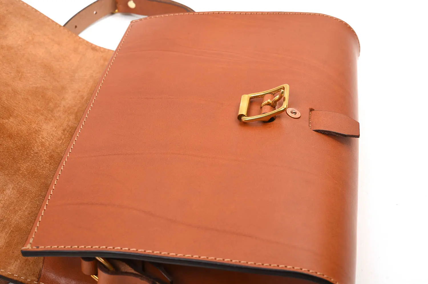 TANNER BATES MIDI BAJA TRAVEL BAG : ITALIAN LEATHER : SADDLE TAN