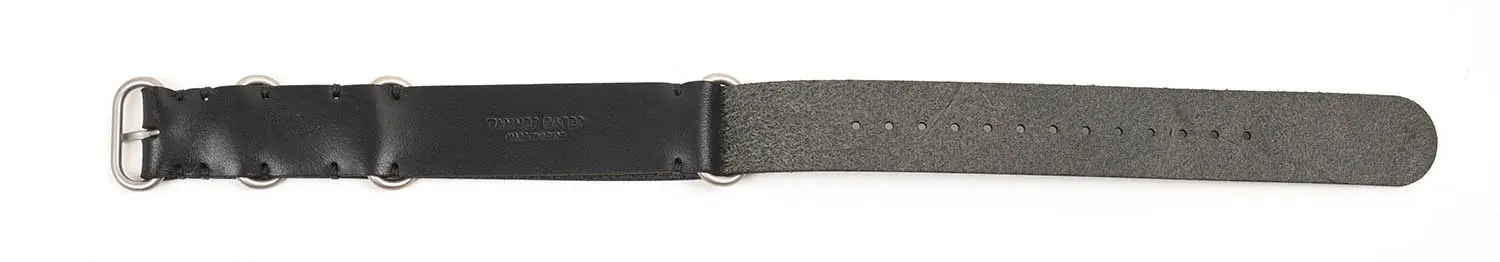 TANNER BATES NATO WATCH STRAP 20mm ꥢ쥶 (BLACK/SILVER)