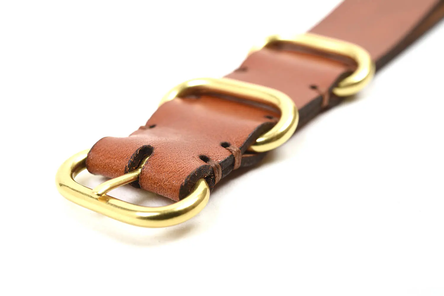 TANNER BATES NATO WATCH STRAP 20mm ꥢ쥶 (SADDLE TAN/GOLD)
