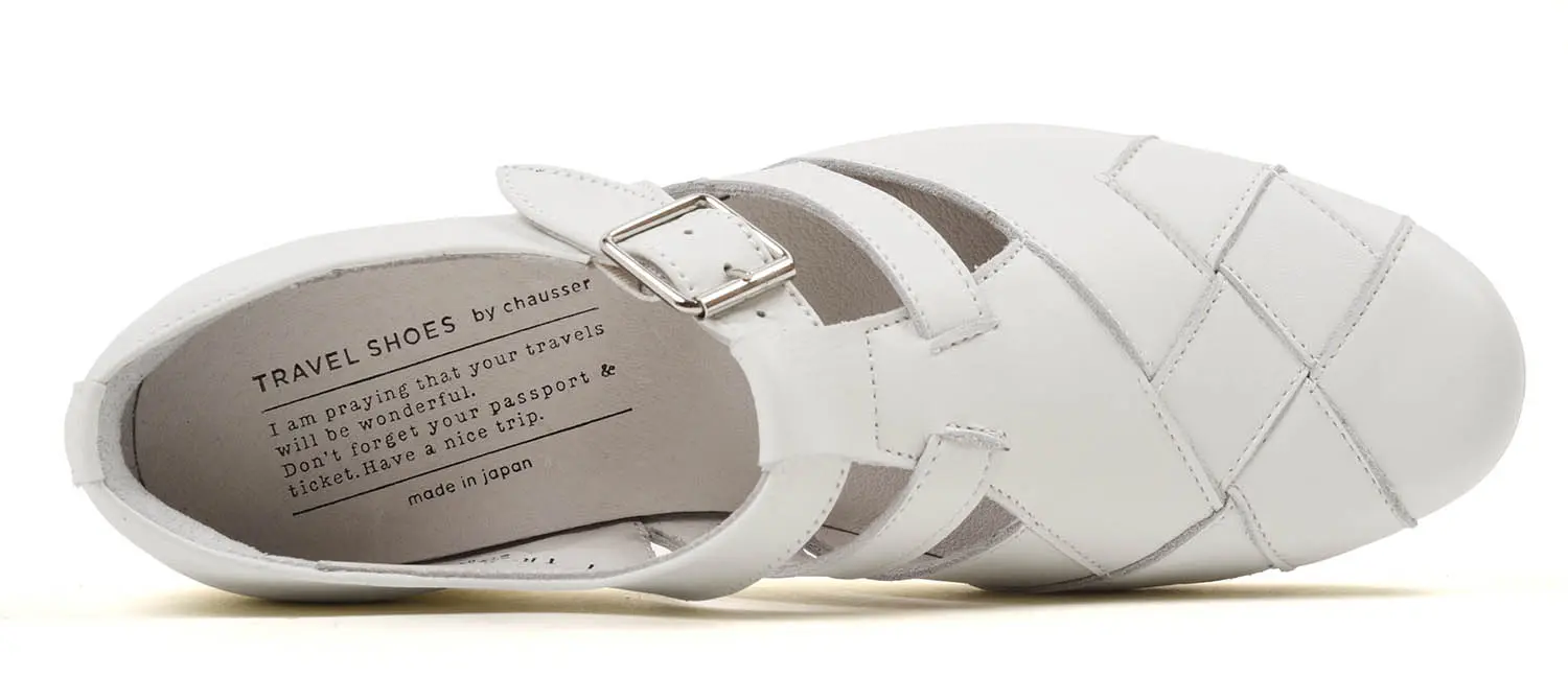 ȥ٥ TR-029 MESH STRAP SHOES WH