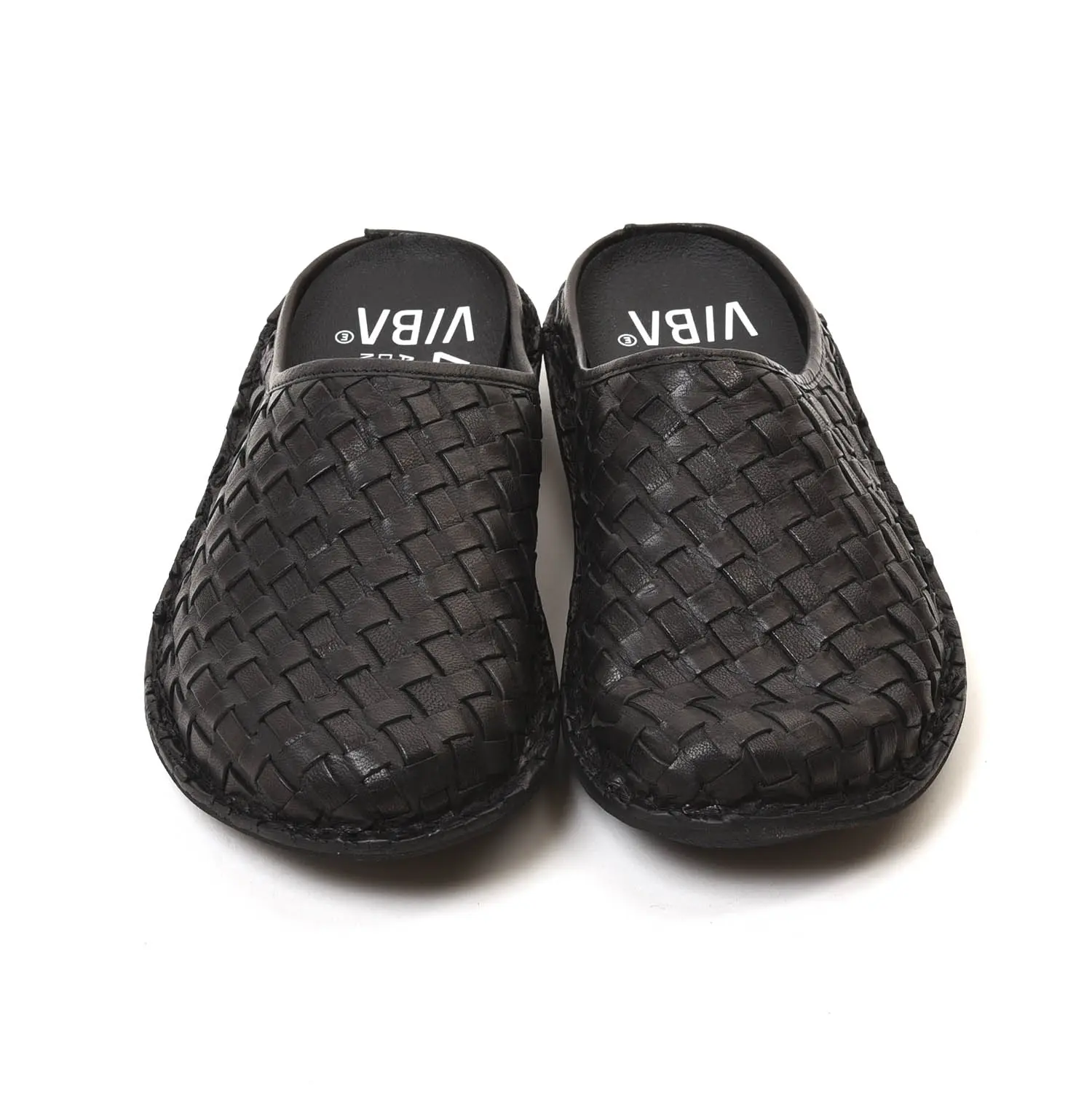 VIBAe ROMA Woven Leather Preto (Black)