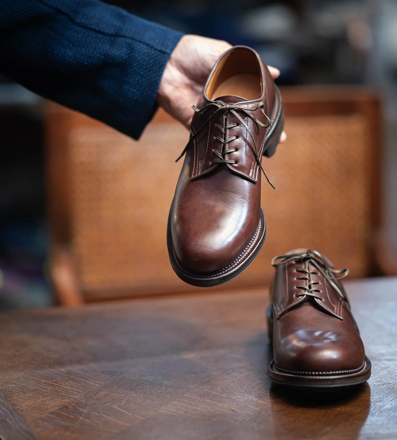 VIBERG Rockland Blucher Horween Chromexcel Browm