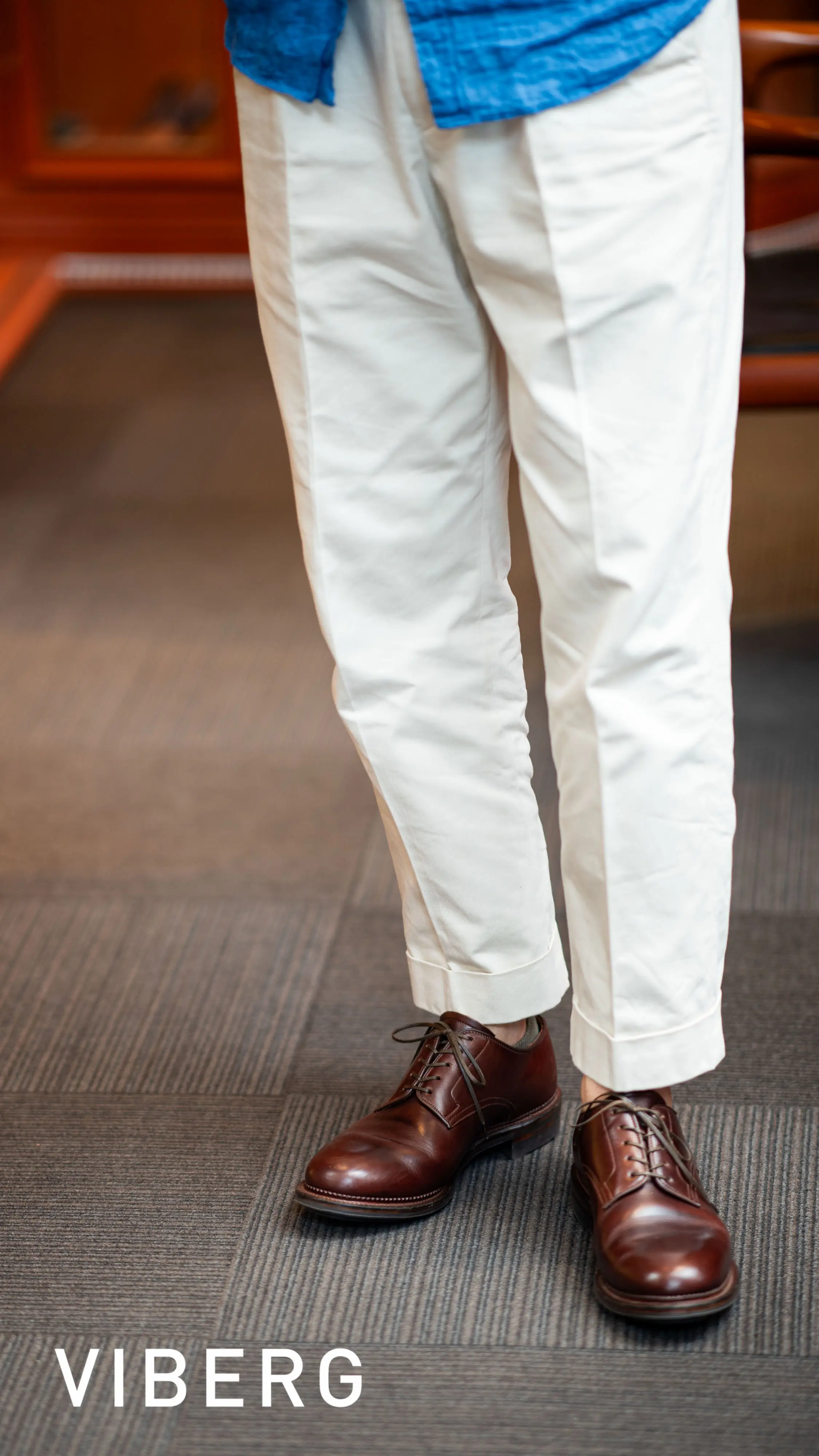 VIBERG Rockland Blucher Horween Chromexcel Brown