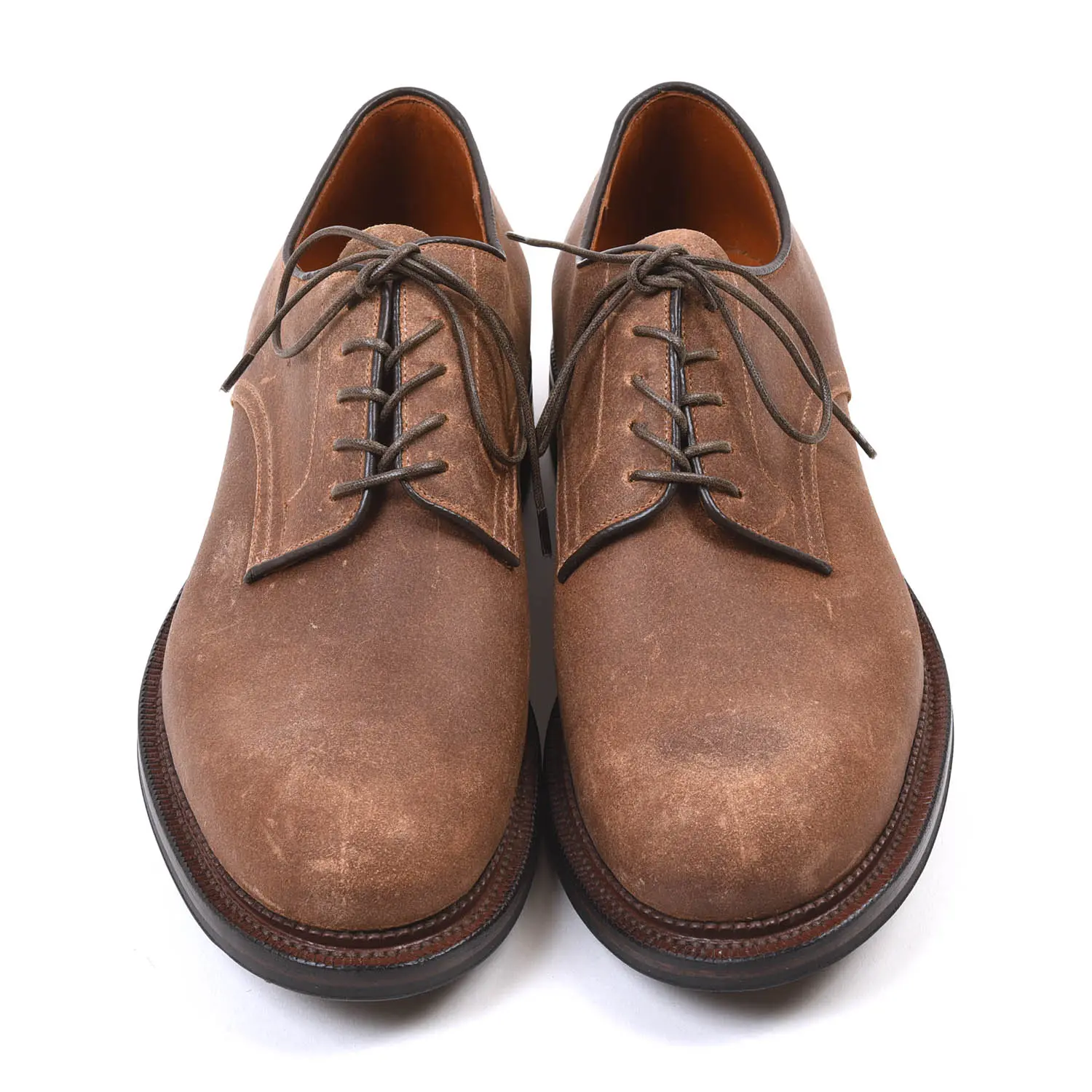 VIBERG 1940E Rockland Blucher Lined CFS Toast Waxy Commander