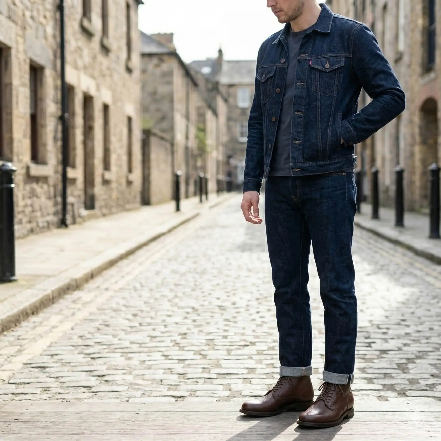 VIBERG SERVICE BOOTS CrossHatch Cordovan mahogany