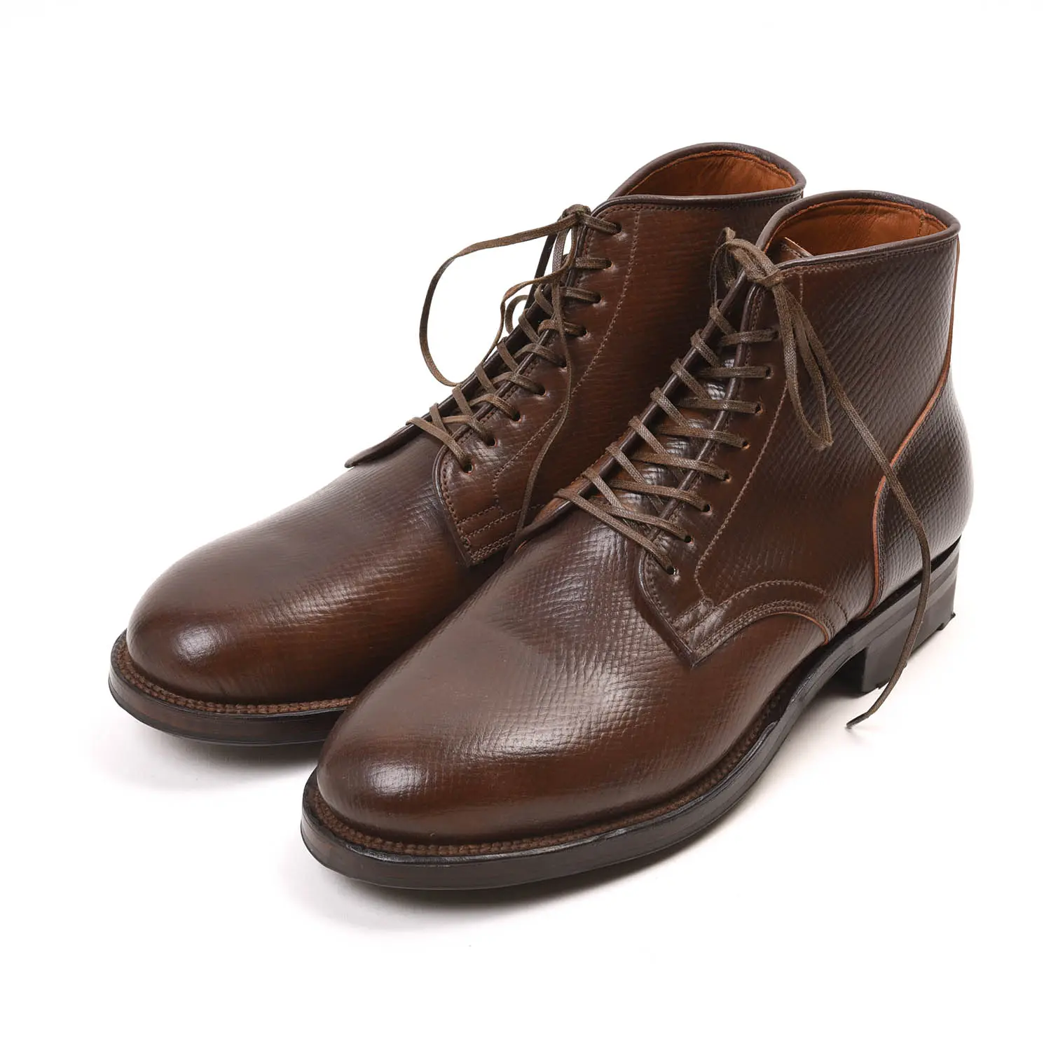 VIBERG SERVICE BOOTS CrossHatch Cordovan mahogany