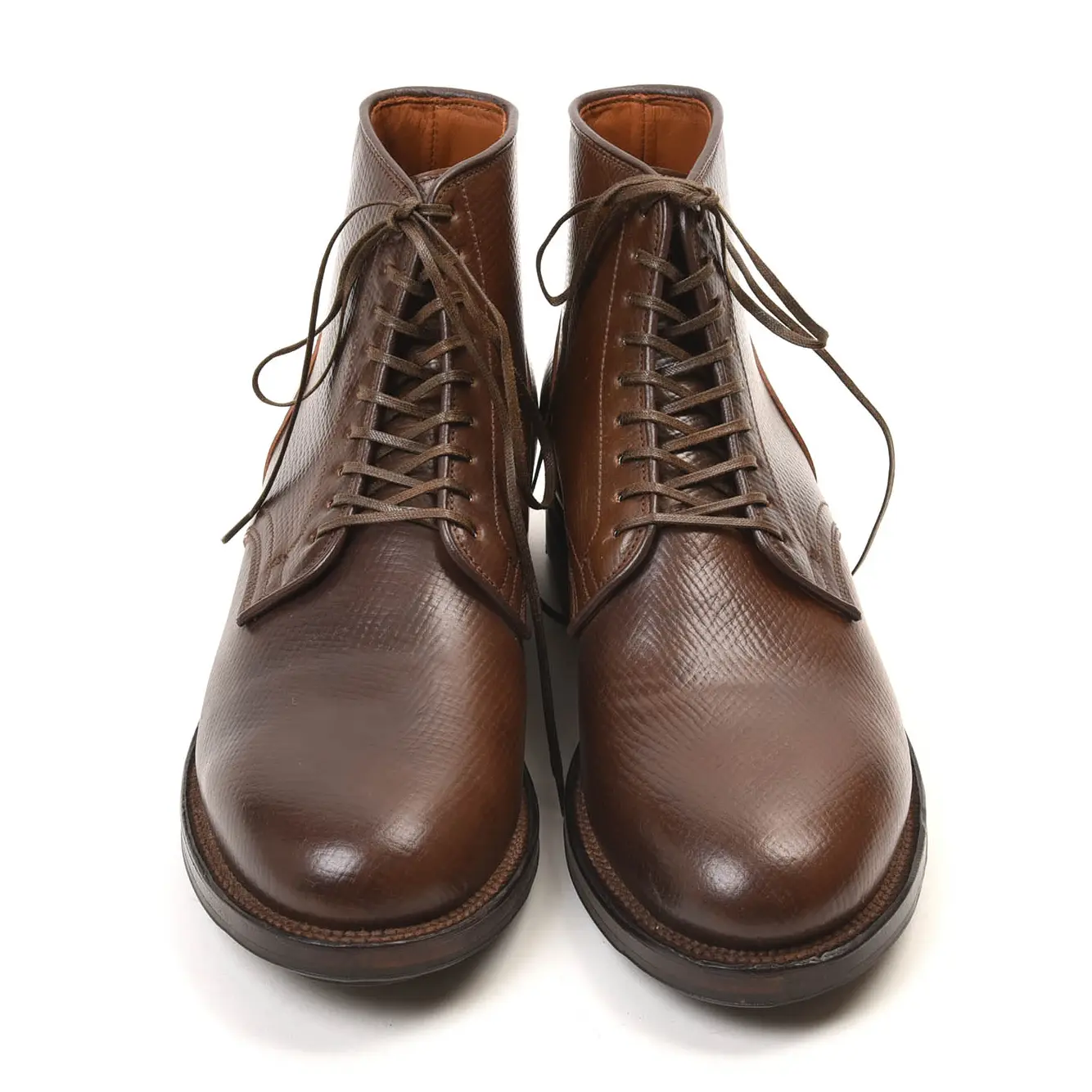 VIBERG SERVICE BOOTS CrossHatch Cordovan mahogany