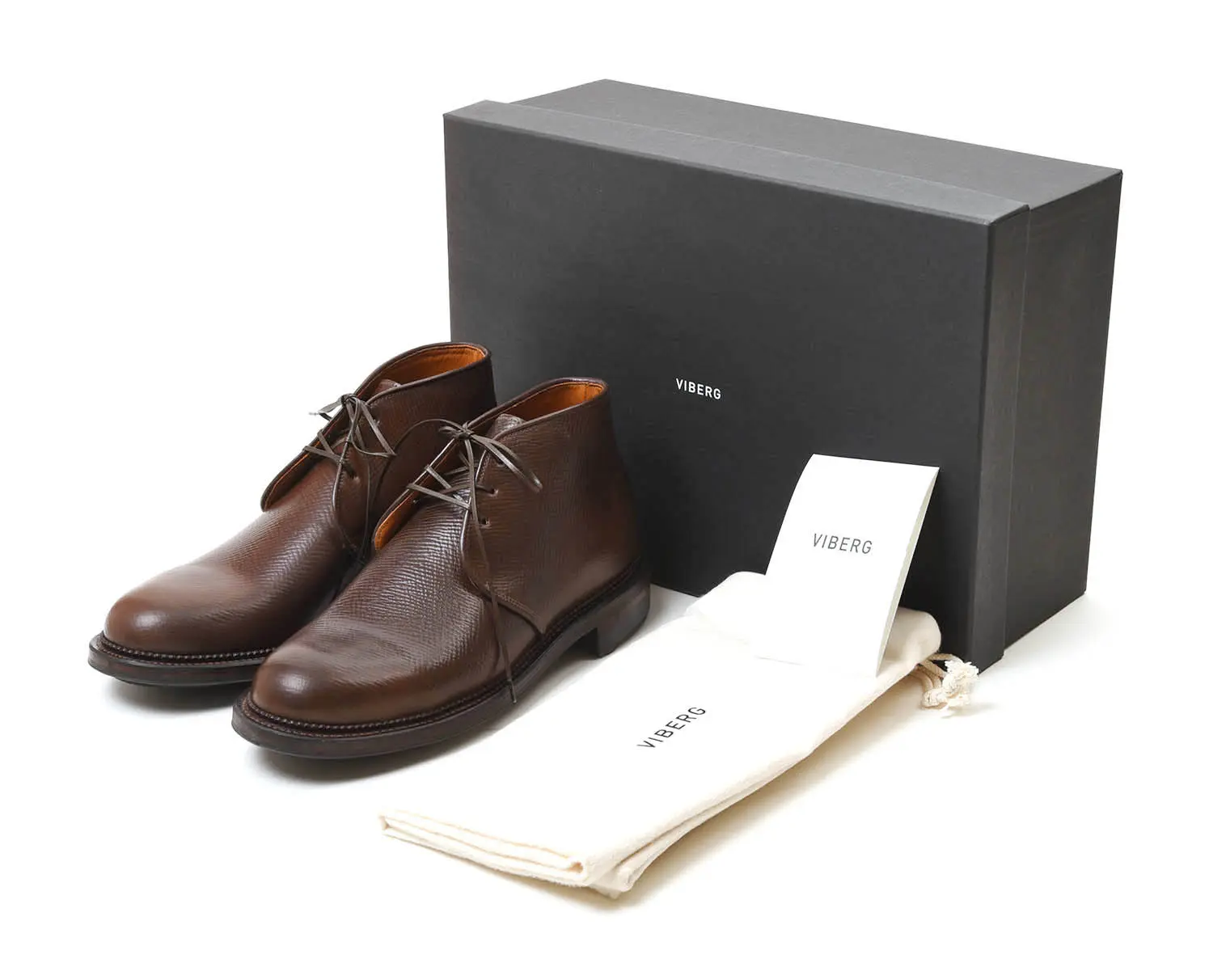 VIBERG Uplands shell cordovan Mahogany